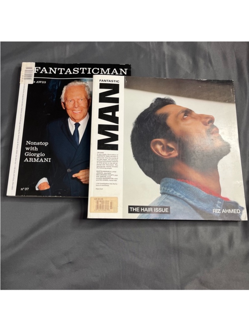 Fantastic Man Magazine Lot 2 Giorgio Armani N. 37 AW23 Riz Ahmed AW 2020 London